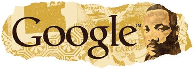 Google - Logo comemorativo: Dia de Martin Luther King (19/01/2002)