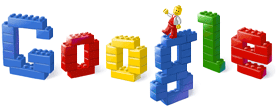 Google - Logo comemorativo: Aniversário do LEGO (28/01/2008)