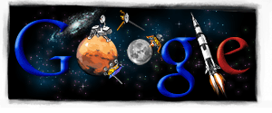 Google - Logo comemorativo: Aniversário da NASA (29/07/2008)